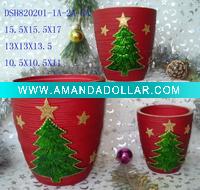 Wholesale ceramic Christmas flower pot(ceramic pot,terracotta)