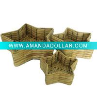 Wholesale water hyacinth christmas basket