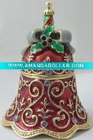 Wholesale christmas bell jewelry box