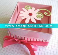 cute christmas cake packaging design with single inserts