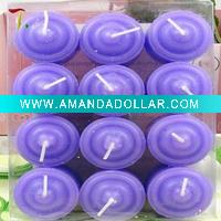 purple tea candle