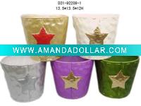 Ceramic christmas flower pot