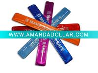 Wholesale new promtional pvc slap wristband