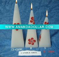 holiday decorative candle