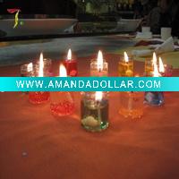 glass candle