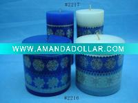 pillar christmas candle