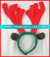 Wholesale Holiday novelty headband/antler with bell