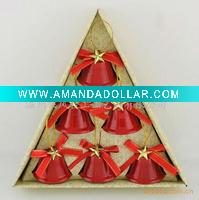 Wholesale hanging golden christmas bells christmas Bell for christmas decoration fashion Christmas decoration christmas hanging bells