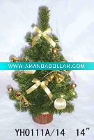 Wholesale Small Decoration Christmas Tree 14" (Decorate by BELL)