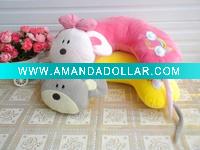 Wholesale travel neck pillow with novelty design