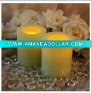 Wholesale Electric LED wax candle with black wick