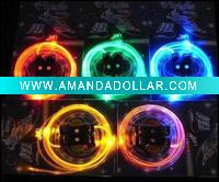 Wholesale ABS Led Flashing Light Up Shoelace for party,christmas