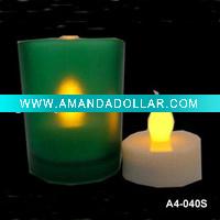 Wholesale LED flash candle with cover,party supplies