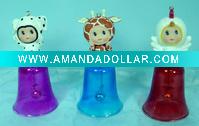 Small bell with resin figure