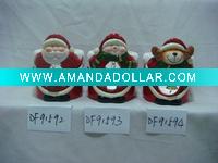 Christmas candle holder with bell