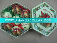 single-deck gift box,contain 7pcs,with Jingle bell pattern