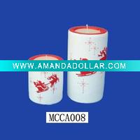 candle cup with wax