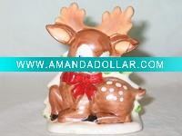 Ceramic christmas deer