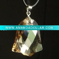 nice crystal bell pendant