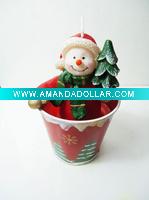 Wholesale CADL303 Christmas Cup Candles