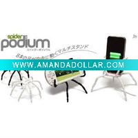 Wholesale hot design mini spider-shaped phone rack for promotions 2011