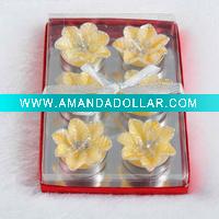 Wholesale christmas flower candle