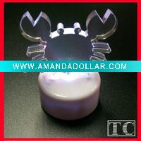 Wholesale LED promotional gift acrylic shaped animal colorful flashing light