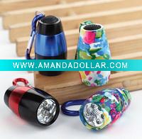 egg-shaped 6 led torch promotion gift
