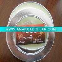 buring tea candle