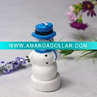 Wholesale Snowman candle, christmas gift, holiday craft