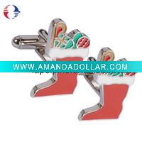 Christmas-stocking-Cufflinks