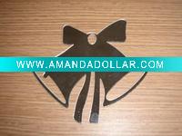 Jingle bell mirror stickers