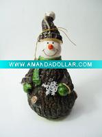 Wholesale CADL277 Christmas Decorative Snow Man Candles