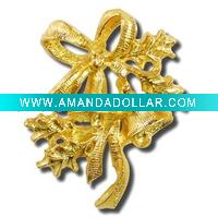 Wholesale Xmas Bells Lapel Pins