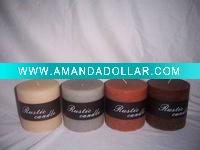 rustic candle