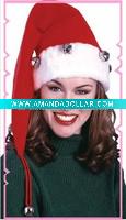 Wholesale Extra Long Santa Hat With Bells