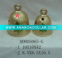 Wholesale golden bell design candle holder lamp
