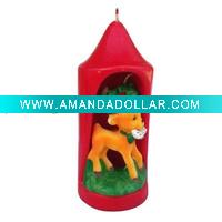 Wholesale craft art christmas candle gift