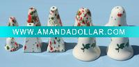 Ceramic christmas bell