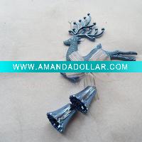 Wholesale small Gift Christmas Bell with deer
