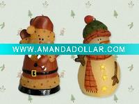 Wholesale craft art christmas candle gift
