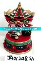 Wholesale christmas revolving music bell ornament crafts