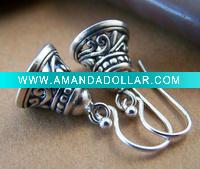 Wholesale Hot sell alloy christmas bell earrings