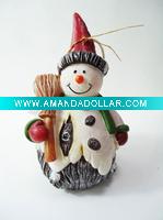 Wholesale CADL273 Christmas Decorative Carved Candles