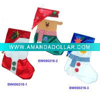 Wholesale christmas stocking,christmas decoration,xmas stocking