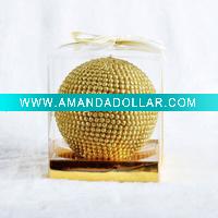 decorative ball candle