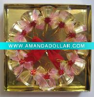 Decorative plastic christmas bell