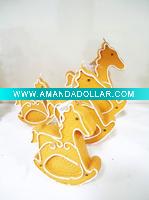 Wholesale CADL300 Christmas Cookie Shape Art Candles