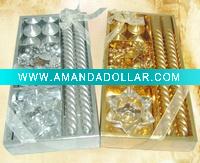 Wholesale CADL265 Home Decorative Christmas Candle Set