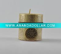 pillar scented candle